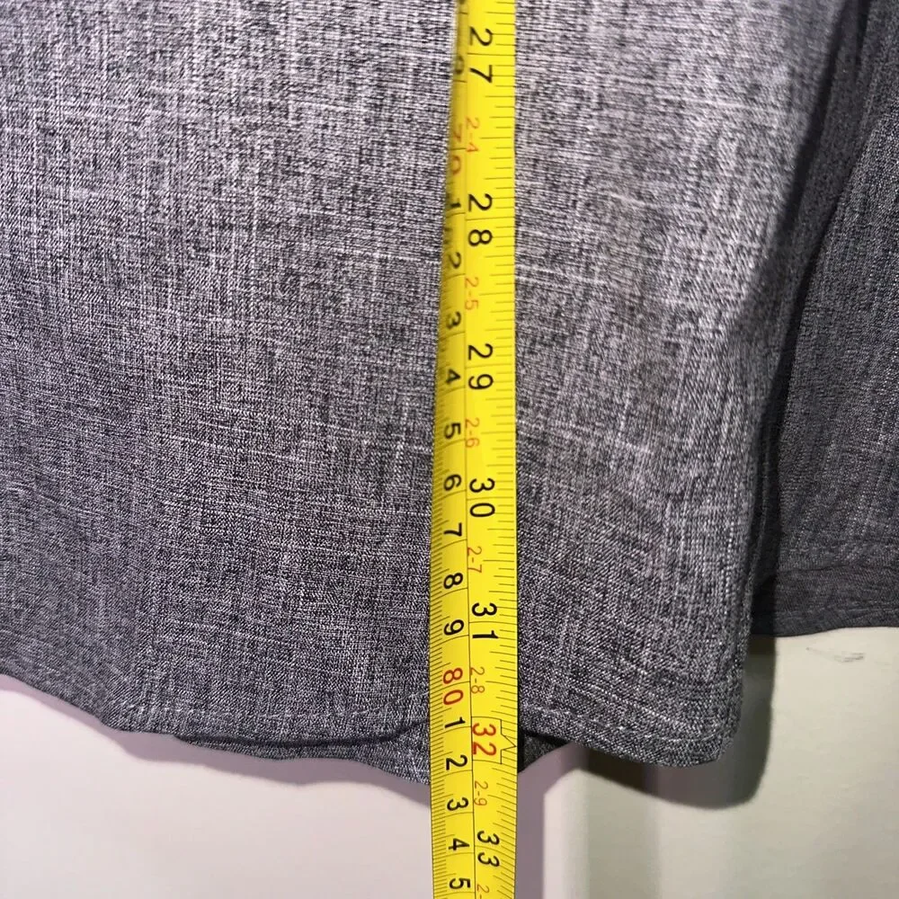 Coofandy Mens Grey Woven Linen Blend Casual Button up Short Sleeve Shirt 3XL